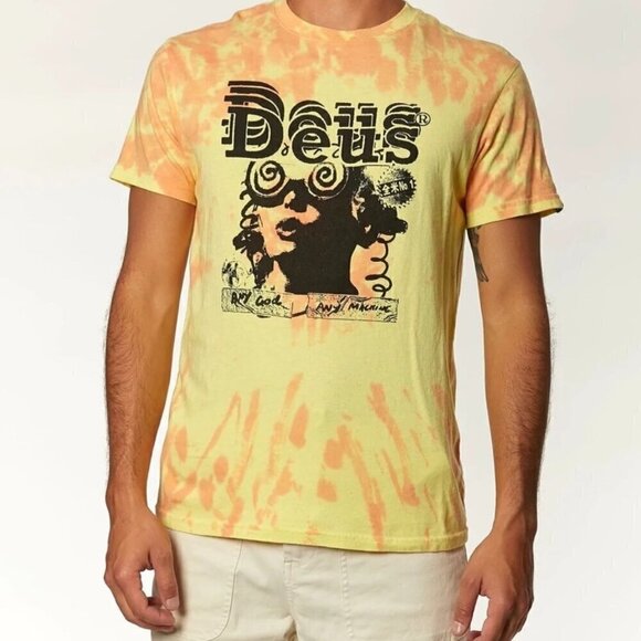 NWT Deus ex Machina Juxebox Tie Dye T-Shirt - Size: Medium - Picture 1 of 11